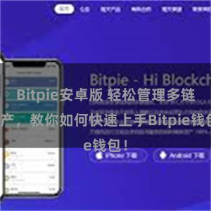 Bitpie安卓版 轻松管理多链资产，教你如何快速上手Bitpie钱包！