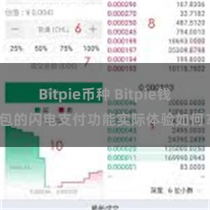 Bitpie币种 Bitpie钱包的闪电支付功能实际体验如何？