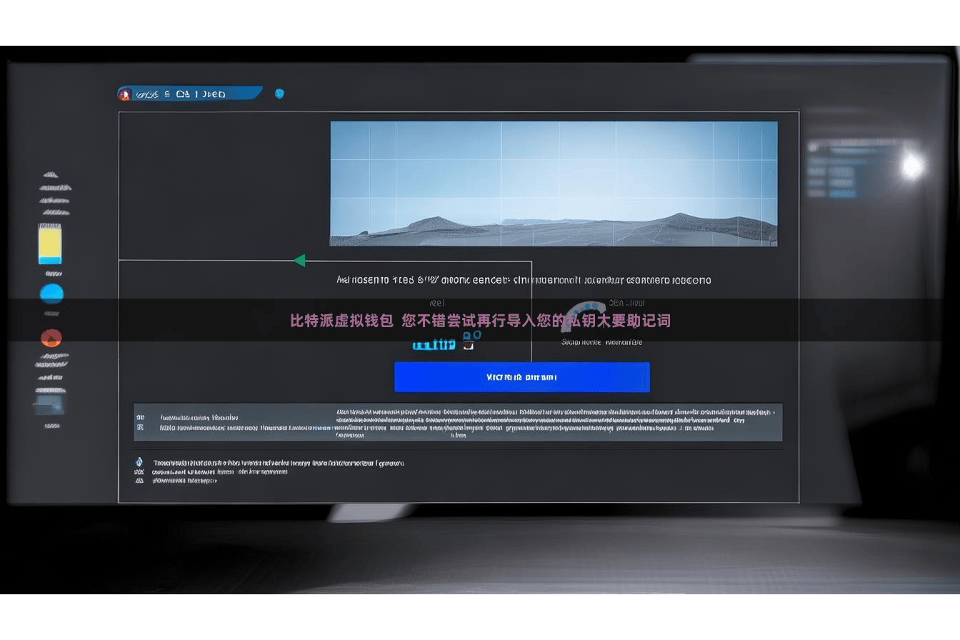 比特派虚拟钱包  您不错尝试再行导入您的私钥大要助记词