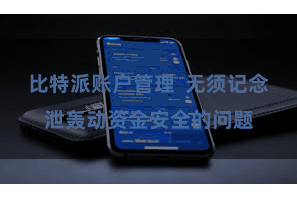 比特派账户管理  无须记念泄轰动资金安全的问题
