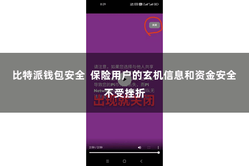 比特派钱包安全  保险用户的玄机信息和资金安全不受挫折